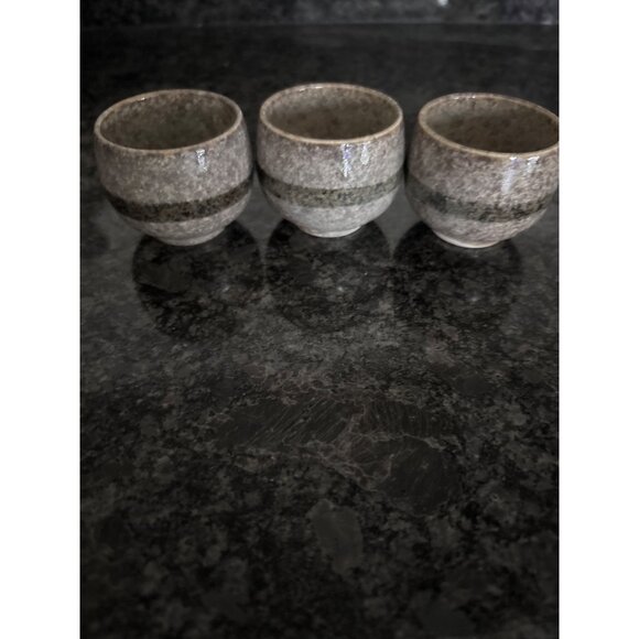 Vintage Sousaku Ceramic Sake Set With Floral Design Banko Ware - Picture 9 of 14